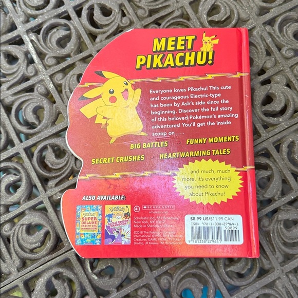 Scholastic Pikachu Adventure Book - Red and Yellow Cover - Picture 5 of 5